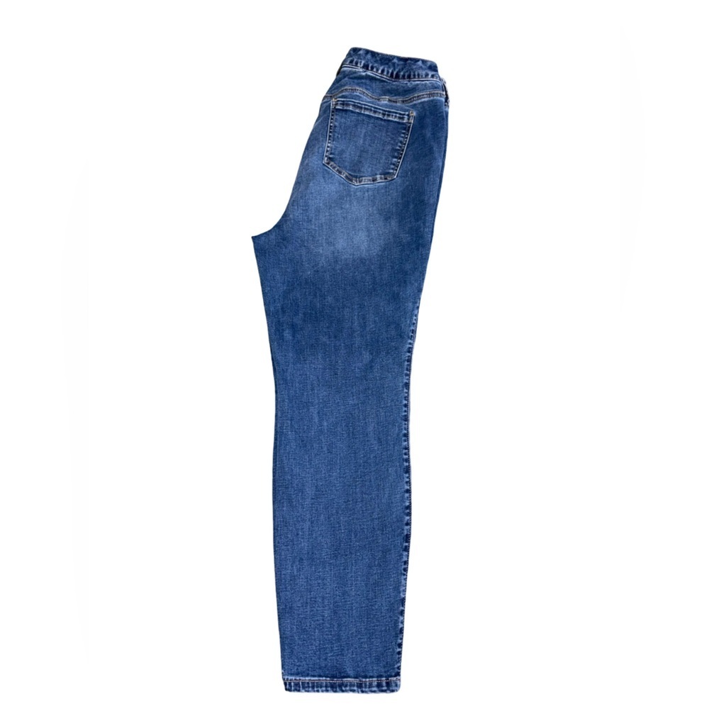 Torrid Trio Fit Skinny Jeans Size 18R Medium Wash Stretch Denim - Picture 4 of 9